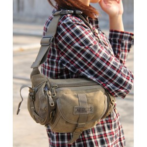 khaki sport fanny pack