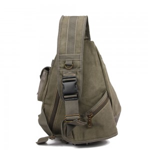 army green sling bag for men