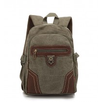 Back pack school, vintage canvas rucksack