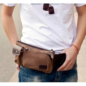 canvas waist pouch belt