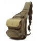 khaki Sling shoulder pack