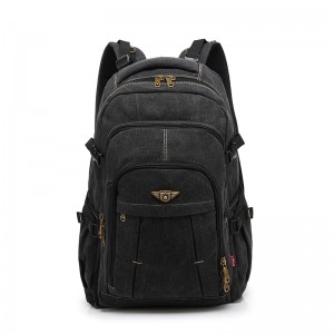 black large canvas rucksack