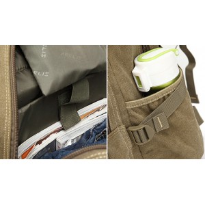 large canvas rucksack