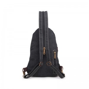 black sling bags canvas