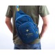 blue backpack shoulder