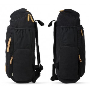 black adventure daypack