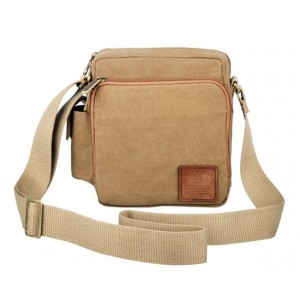 khaki Crossbody messenger bags