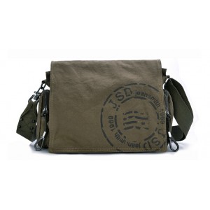 Military canvas messenger bag, shoulder bag men