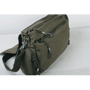 army green canvas messenger bag
