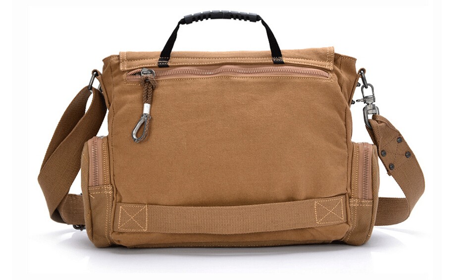 Military canvas messenger bag, shoulder bag men YEPBAG