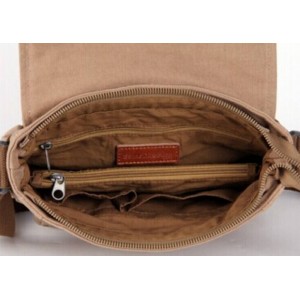 leather canvas messenger bag