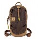 coffee Canvas Backpack Style Purse