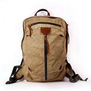 khaki New Look Casual Canvas Backpacks
