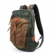 green New Look Casual Canvas Backpacks