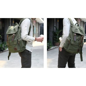 Unique Canvas Drawstring Laptop Rucksack