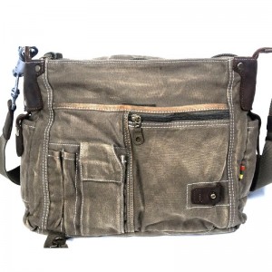 Army green IPAD Messenger bag