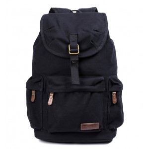 black motorcycle backpack