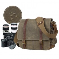 ARMY GREEN Waterproof SLR Camera Bag