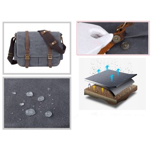 Waterproof SLR Camera Canvas Messenger Bags