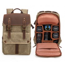 Waterproof Outdoors Travel Bags, Photography Canvas Backpack