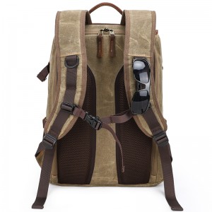 KHAKI Canvas Backpack