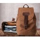 KHAKI British Style Canvas Rucksacks