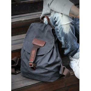 British Style Canvas Backpack