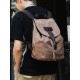 British Style Canvas Rucksacks For College