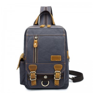 GREY Small Canvas Backpacks