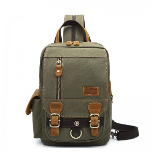 ARMY GREEN Small Canvas Backpacks