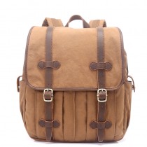 KHAKI Rugged Canvas Backpack