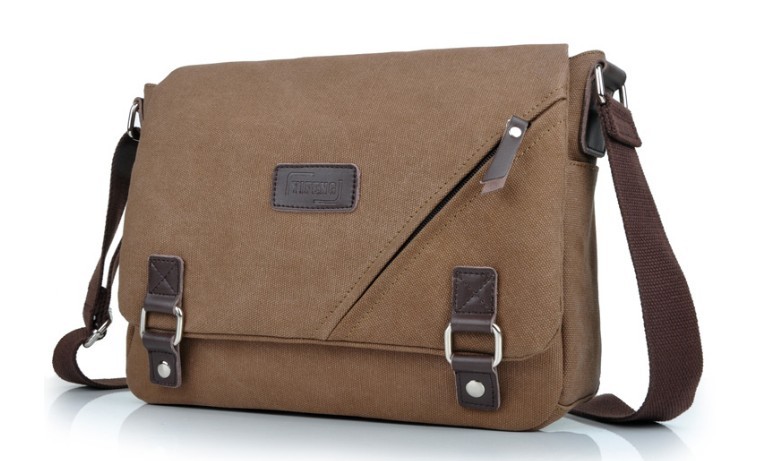 Ipad canvas satchel bag, mens messenger bags canvas - YEPBAG