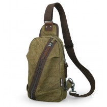 Tie-dyed Single Shoulder Bag, Canvas Chest Pack