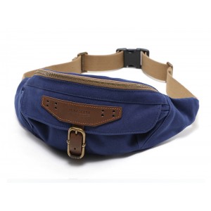 BLUE Rugged Canvas Fanny Packs