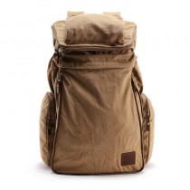 khaki Rugged Canvas Backpacks