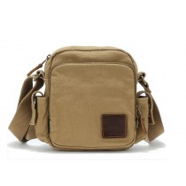 KHAKI Portable Canvas Crossbody Bags