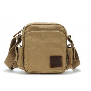 Portable Canvas Crossbody Bags, Small Messenger Bags