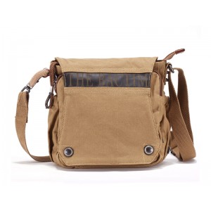 Stylish Canvas Messenger Bag, Casual Single Shoulder Bag