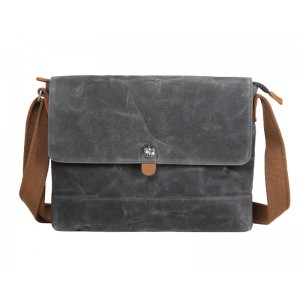 Classical Canvas Satchel, Rugged Crossbody Bag