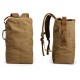 KHAKI High-capacity Canvas Rucksack For Journey