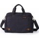 BLACK Crossbody Canvas 14 Inch Laptop Satchels