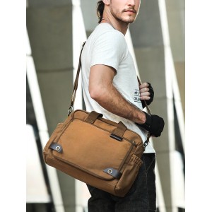 Crossbody Canvas Laptop Satchels