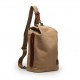 KHAKI Canvas Chest Packs Sports Messenger Bags