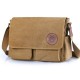 KHAKI Casual Outdoors Canvas Ipad Messenger Bags