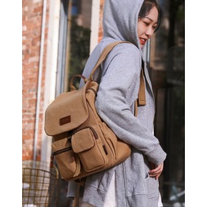 Fashion Canvas Small Backpack