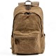 kahki Women And Men's Waxed Canvas Backpack