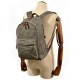 Women And Men's Waxed Canvas Backpack