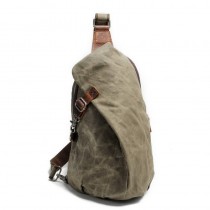 ARMY GREEN Canvas Shoulder Bags For Mens