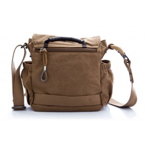 khaki Canvas satchel bags for men
