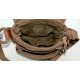 khaki men's canvas messenger bag